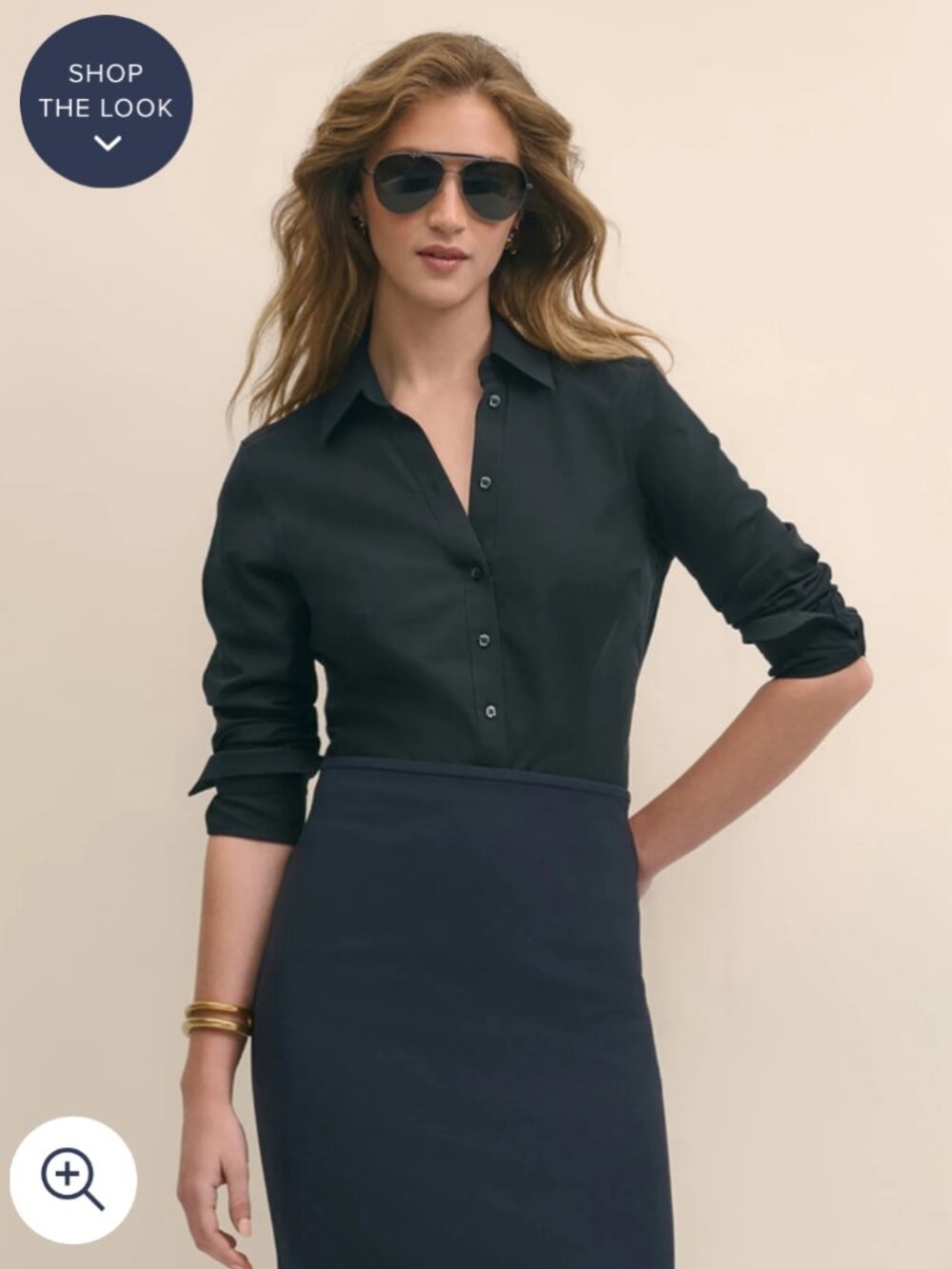 Brooks Brothers Black Button-Down Shirt